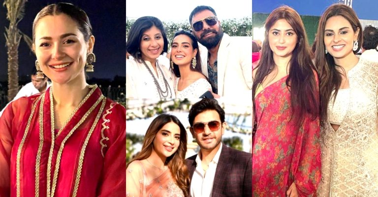 HD Pictures of Celebrities from Ushna Shah’s Wedding Day