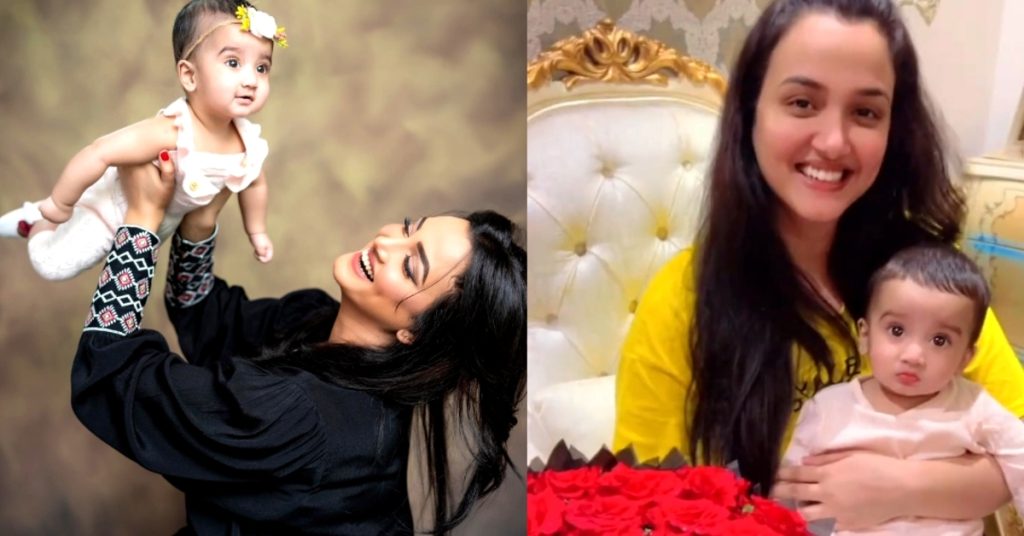 Gorgeous Kiran Tabeir Celebrating Birthday With Daughter