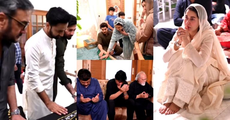 Celebrities Gathered at Shaista Lodhi’s Place for Prayers
