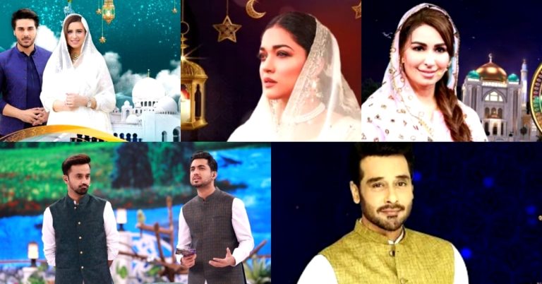 Popular Pakistani Celebrities To Host Ramadan Transmission 2023