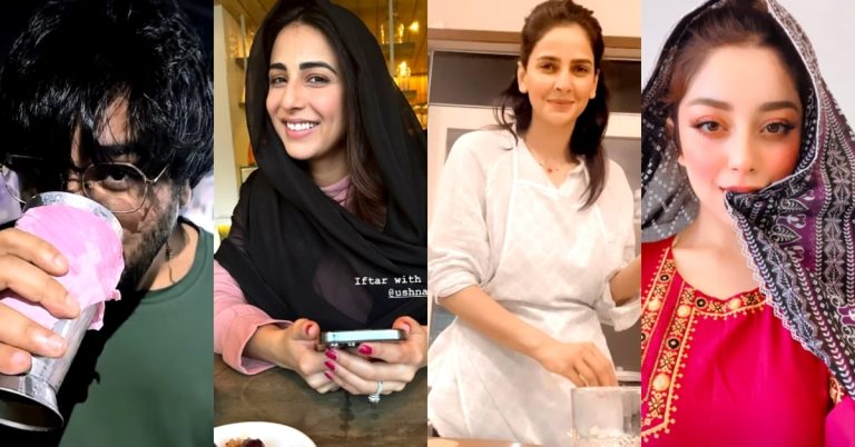 Pakistani Celebrities Share Pictures From Their Seher And Aftaar