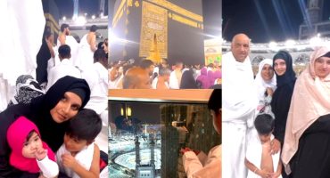 Sania Mirza Pictures With Family From Khana Kaaba, Makkah