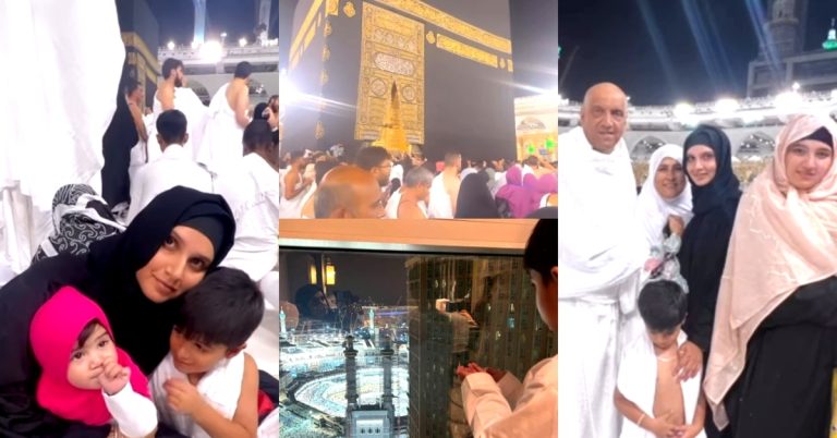 Sania Mirza Pictures With Family From Khana Kaaba, Makkah