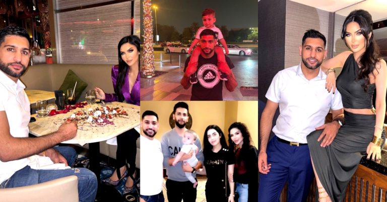Boxer Amir Khan Adorable Family Pictures from Dubai