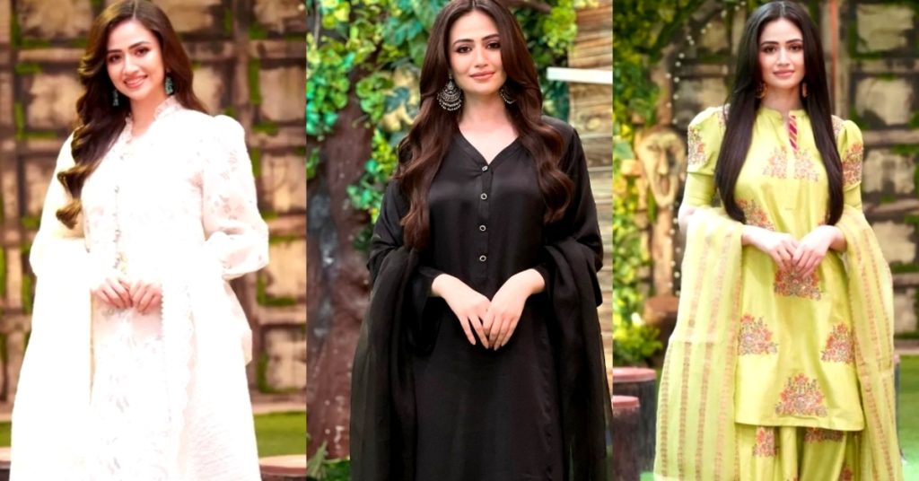 Sana Javed's Adorable Looks from Jeeto Pakistan League Ramazan Special