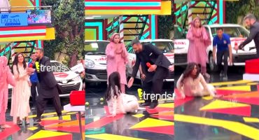 Shaista Lodhi Falls Badly In Jeeto Pakistan