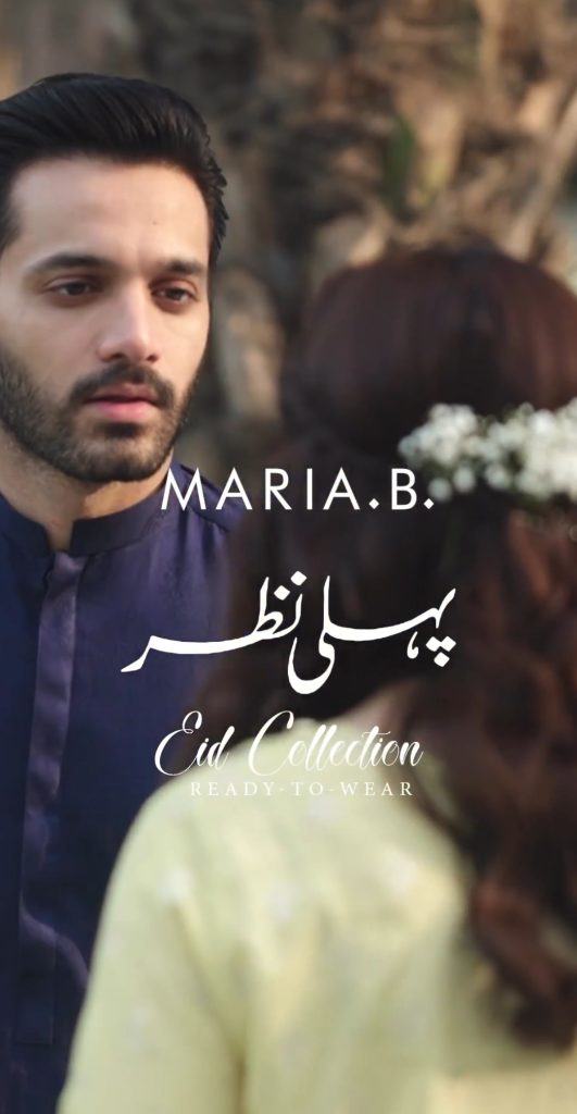 Maria B Eid Collection Features Yumna Zaidi and Wahaj Ali