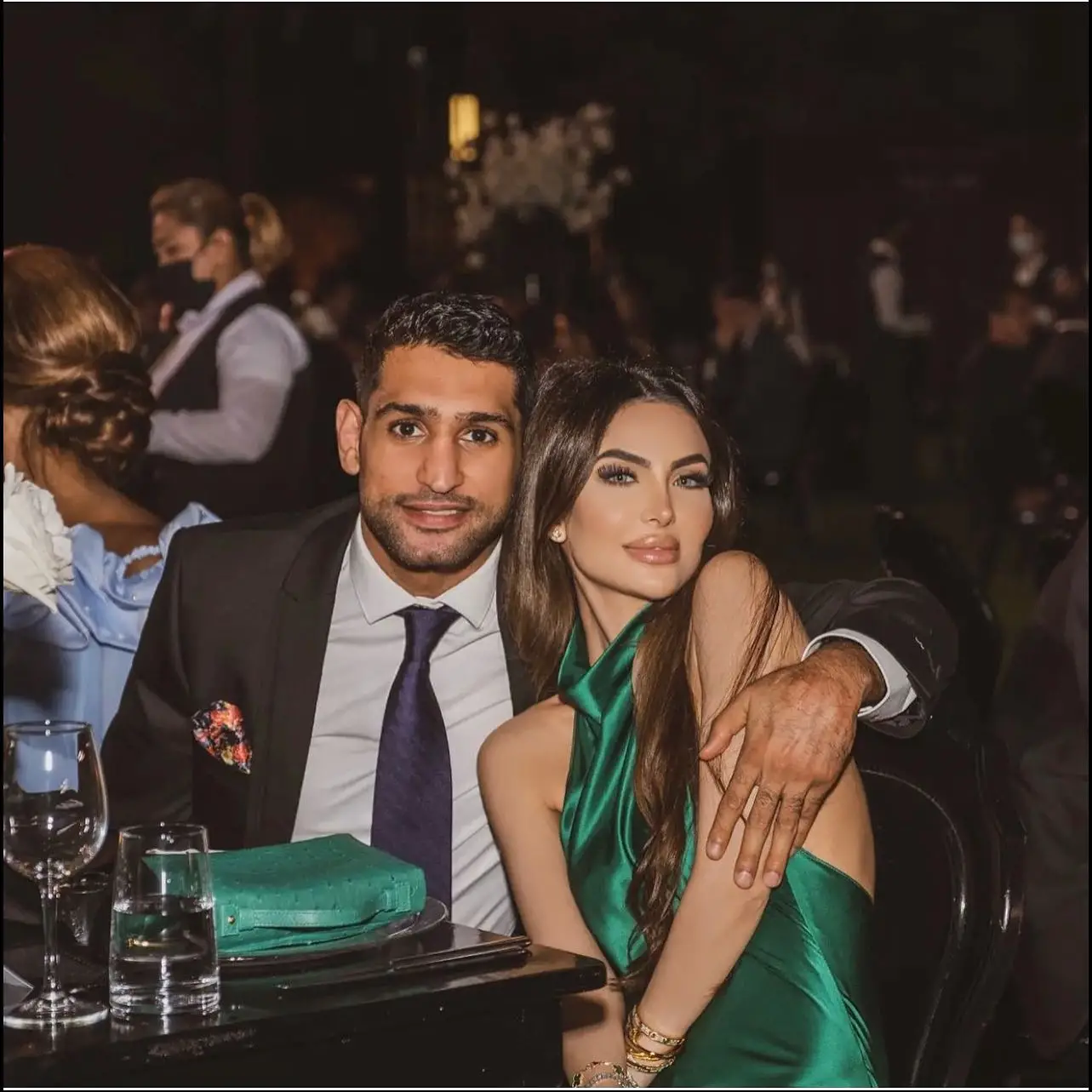 Amir Khan And Faryal Makhdoom At A Wedding | Reviewit.pk