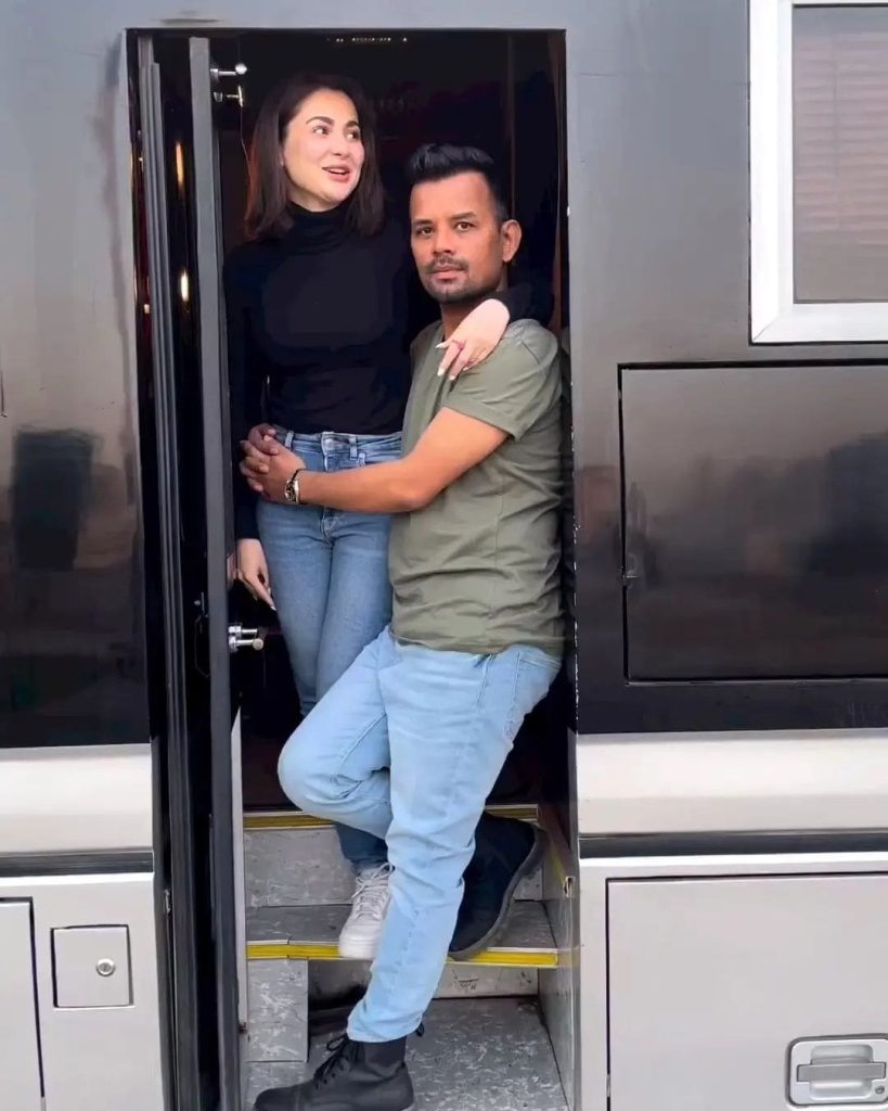Hania Aamir Under Fire For Close Pictures With Makeup Artist Adnan Ansari