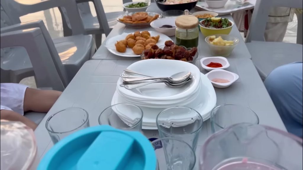 Muneeb Butt Shares First Iftar From Home