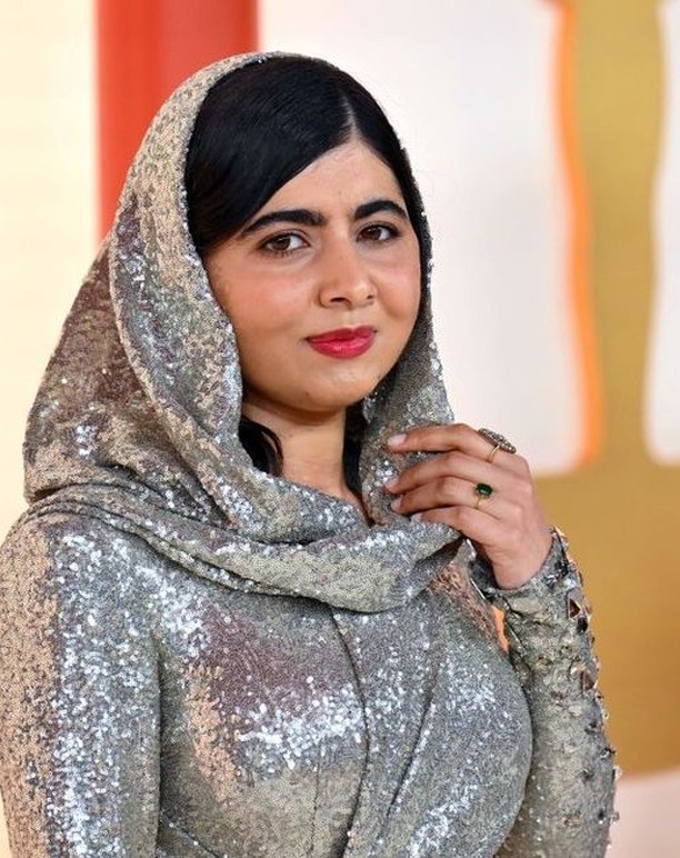 Malala Yousafzai With Husband Asser Malik At The Oscars