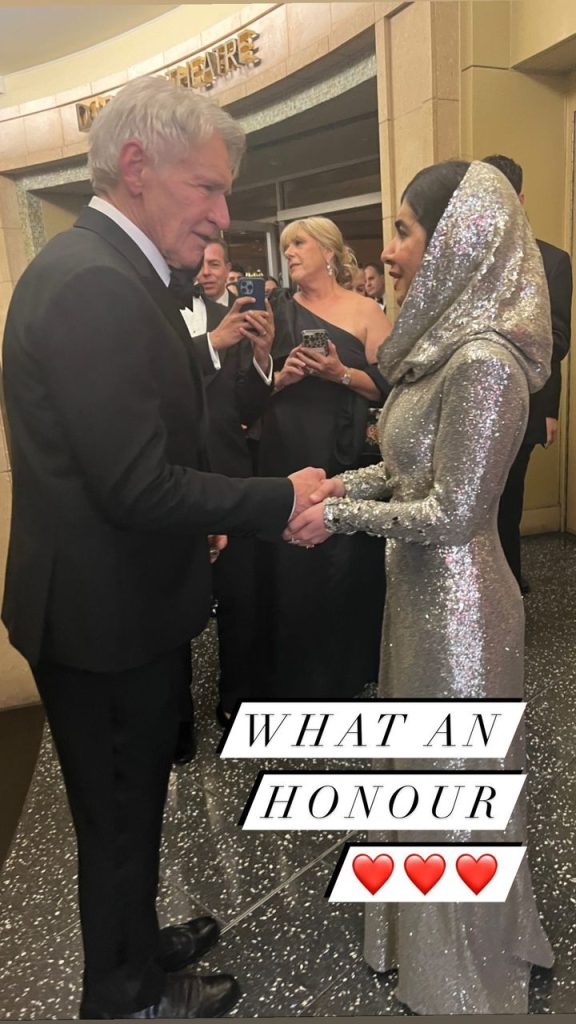 Malala Yousafzai With Husband Asser Malik At The Oscars