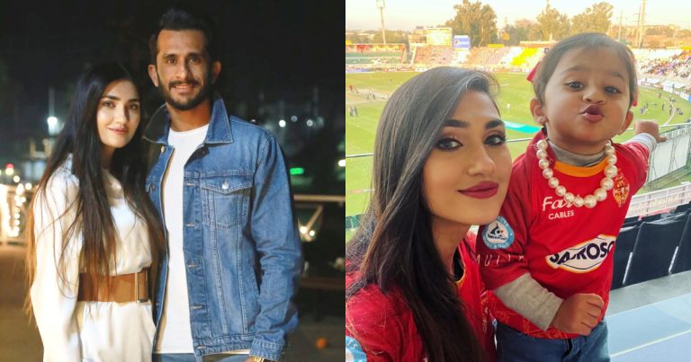 Samiya Khan And Hassan Ali Enjoying PSL 8