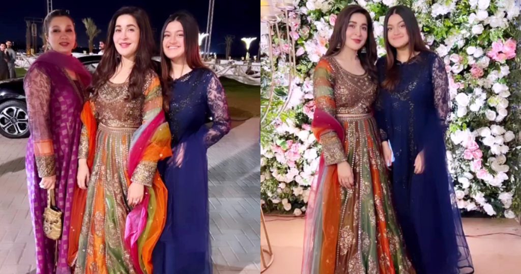 Shaista Lodhi Spotted With Daughter Emaan At A Wedding