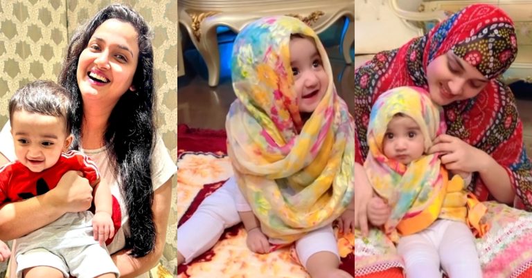 Kiran Tabeir New Adorable Pictures & Video With Daughter