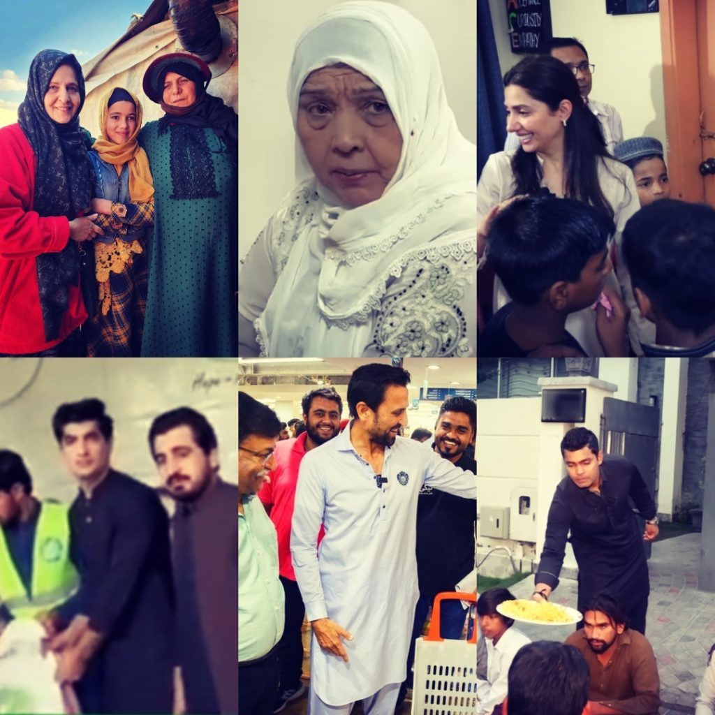 Popular Celebrities Who Are Busy Doing Charity This Ramazan