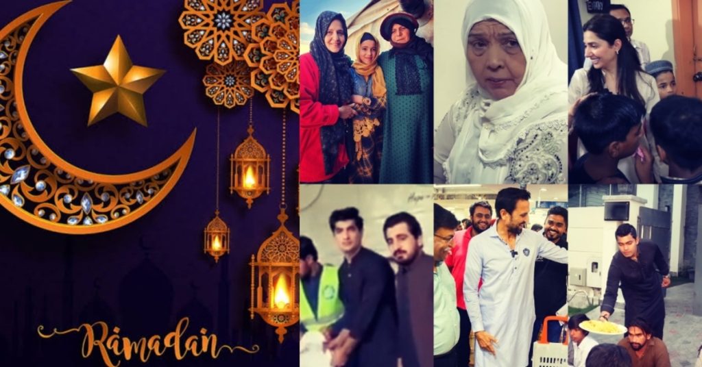 Popular Celebrities Who Are Busy Doing Charity This Ramazan