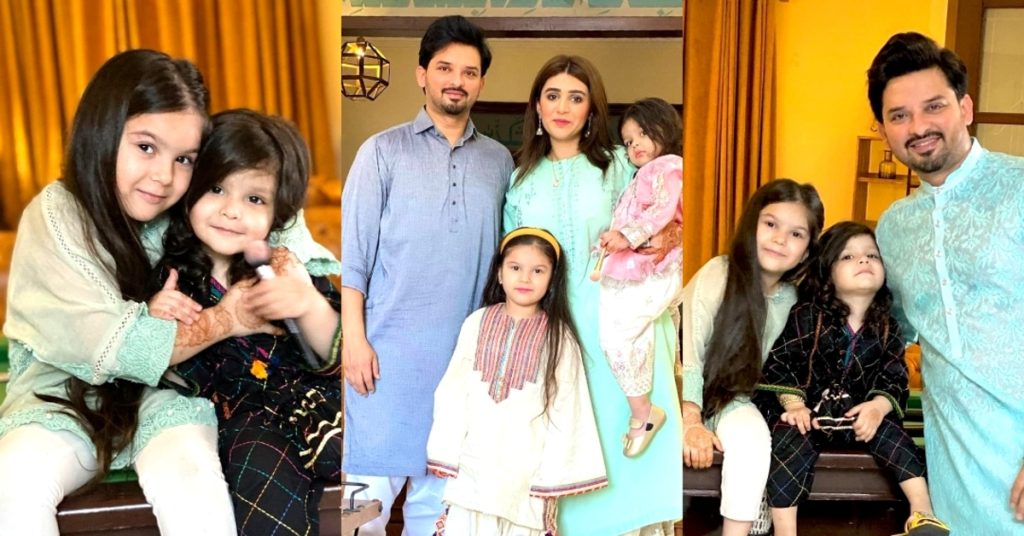 Actor Noman Habib Eid Pictures With His Family