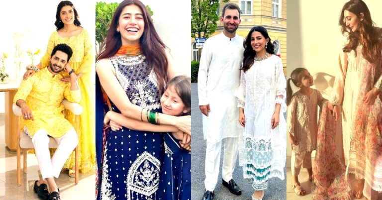Celebrities Twinning With Their Family Members On Eid Al Fitr