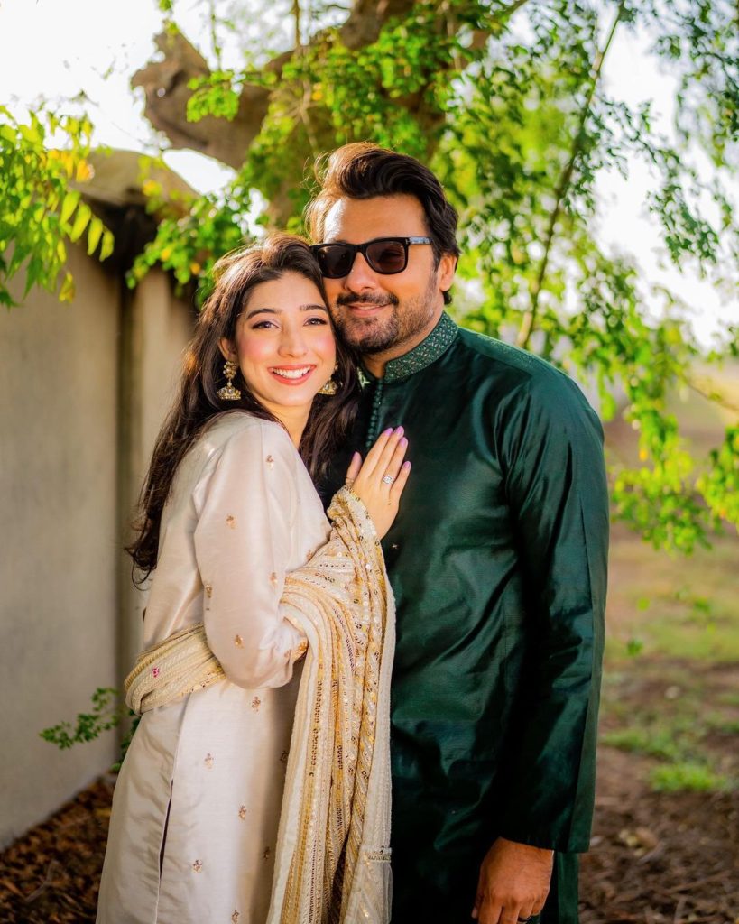 Mariyam Nafees Adorable Eid Pictures With Husband