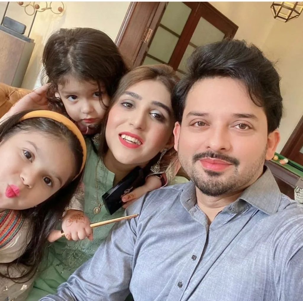 Actor Noman Habib Eid Pictures With His Family