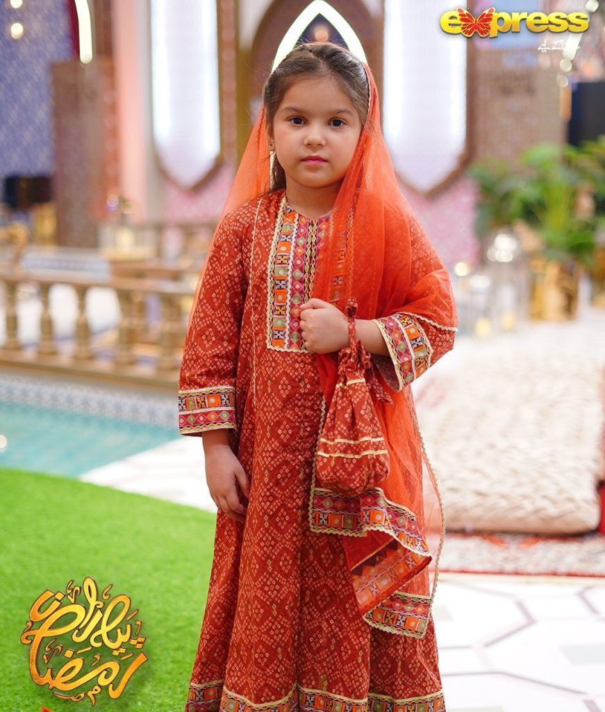 Actor Noman Habib Daughter Pictures from Ramazan Transmission