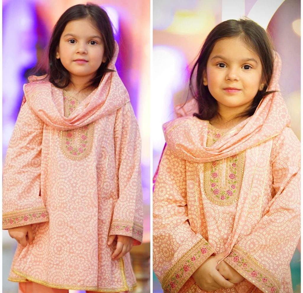 Actor Noman Habib Daughter Pictures from Ramazan Transmission