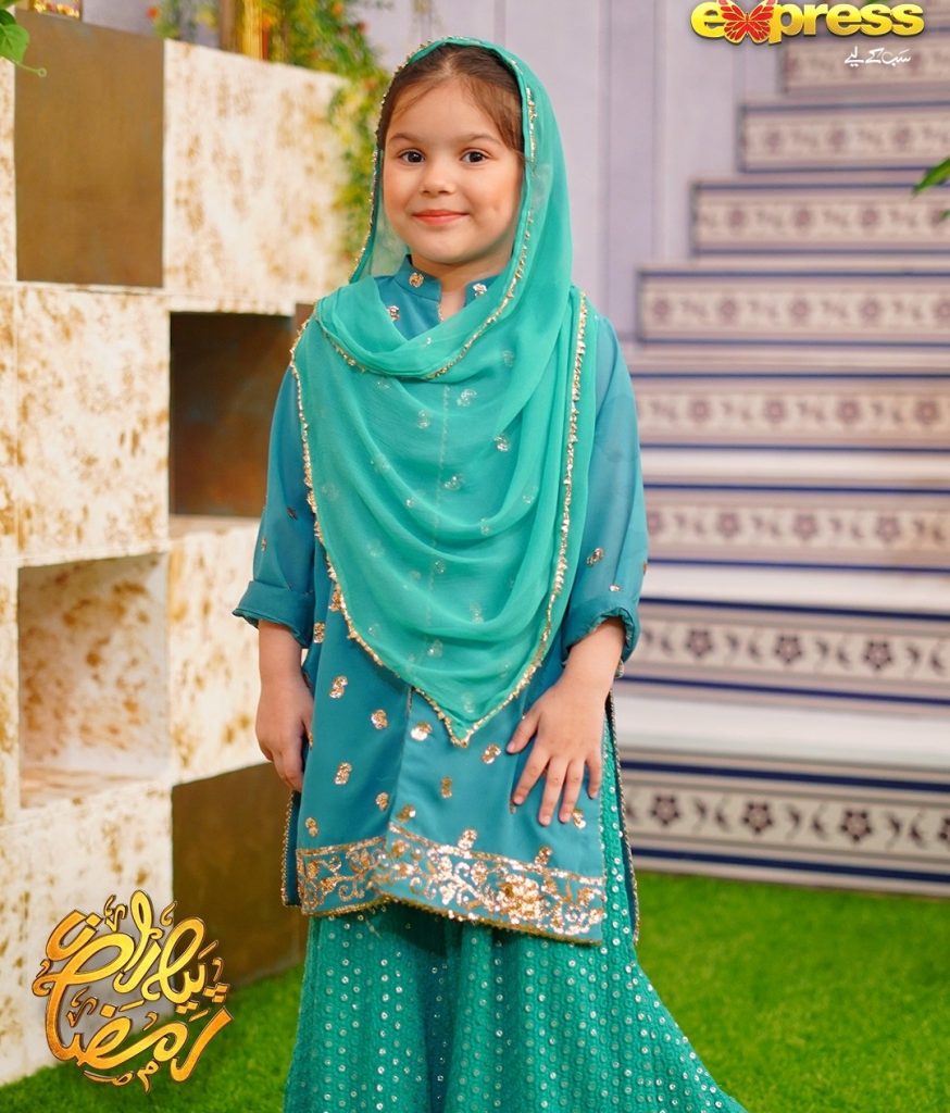 Actor Noman Habib Daughter Pictures from Ramazan Transmission