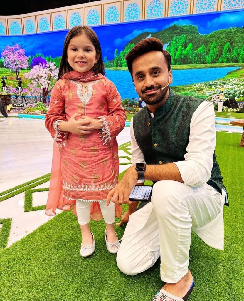 Actor Noman Habib Daughter Pictures from Ramazan Transmission