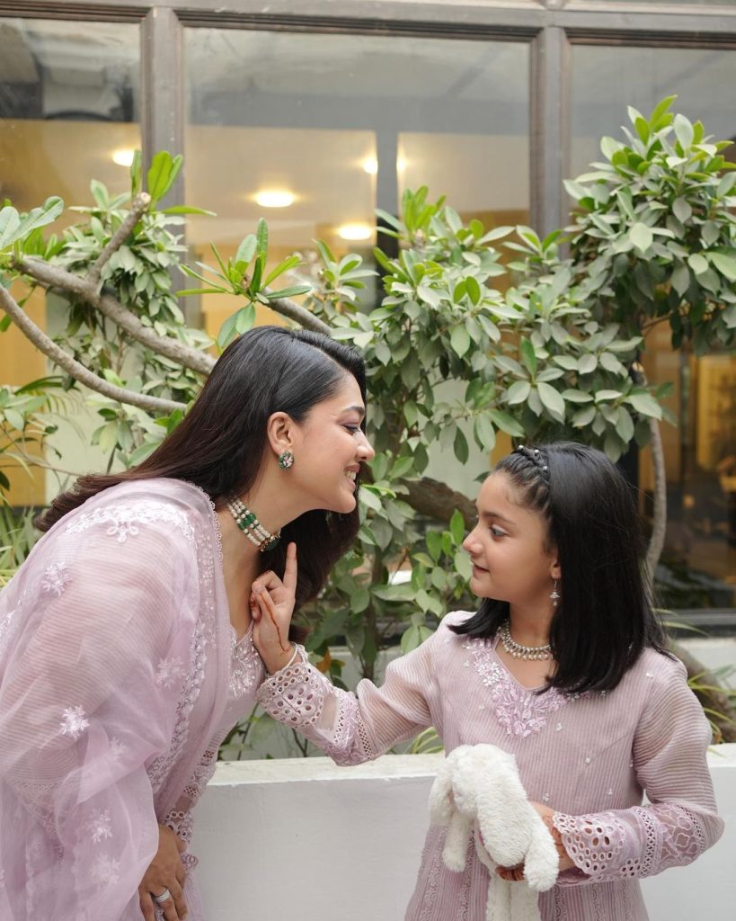 Sanam Jung Eid pics with daughter Alaya