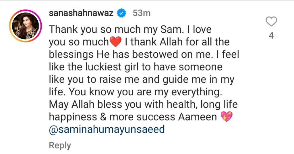 Humayun Saeed's Heartwarming Wish For Sister In Law Adored By Fans