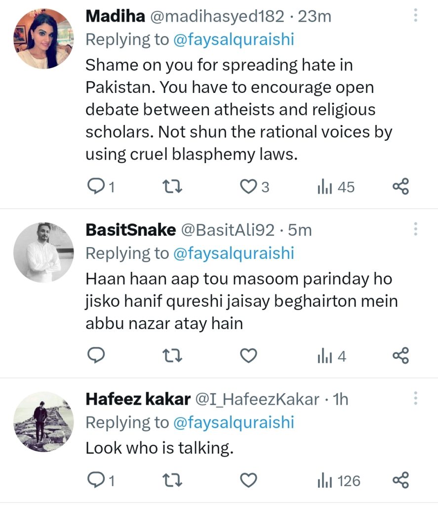 Faysal Quraishi Replies To The Twitter Propaganda Against Him