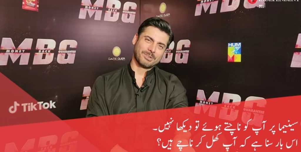 Would Fawad Khan Dance In Any Upcoming Movie