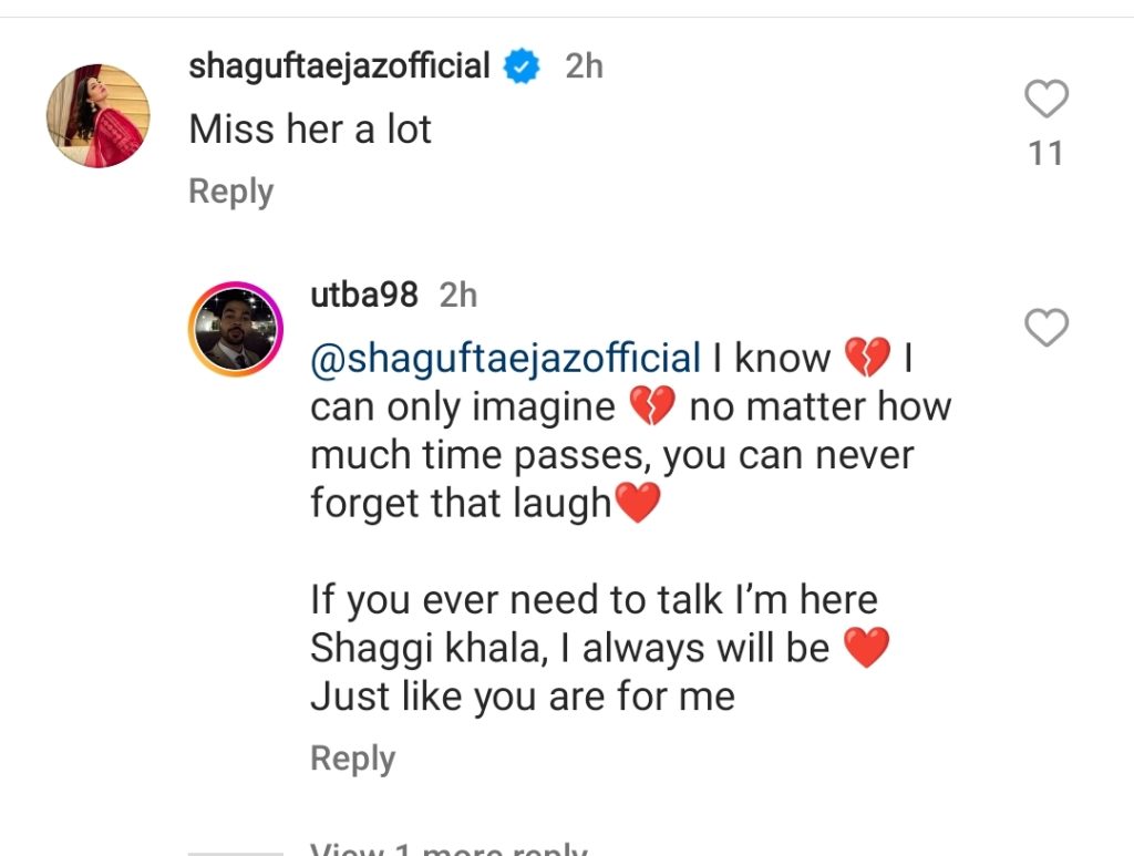 Shagufta Ejaz Remembers Late Sister on Her Death Anniversary