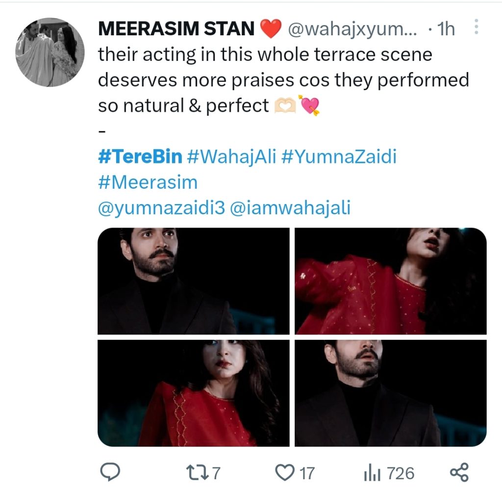 Tere Bin Fans Stunned With Spell-Binding Performances by Yumna Zaidi and Wahaj Ali