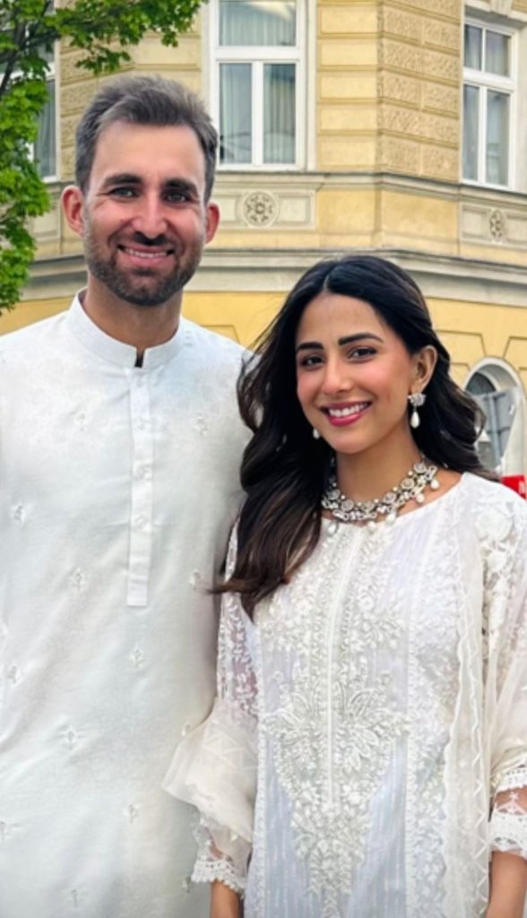 Ushna Shah Celebrates Eid in Vienna With Husband