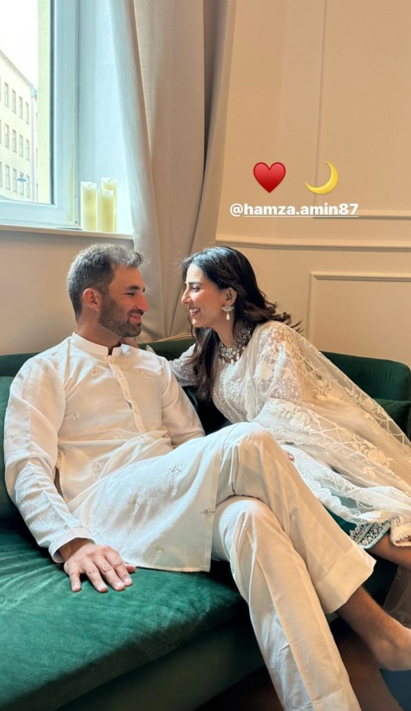 Ushna Shah Celebrates Eid in Vienna With Husband