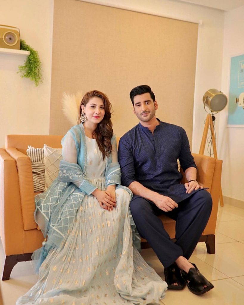 Hina Altaf And Agha Ali Are Couple Goals In Eid Day 1 Looks