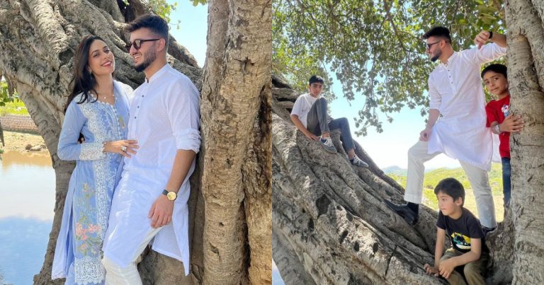 Shahveer Jafry Celebrates Third Day Of Eid At Wife Ayesha Beig’s Village