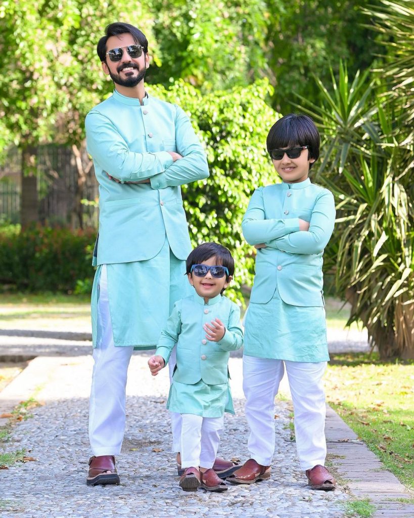 Uroosa Qureshi And Bilal Qureshi Glam Up For Eid ul Fitr Day 1