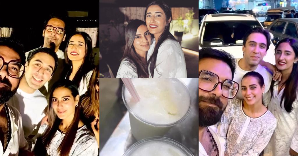 Celebrities Gather For Sehri At Burns Road