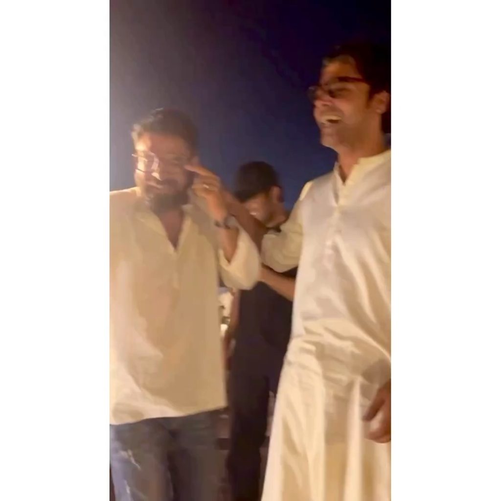 Celebrities Gather For Sehri At Burns Road