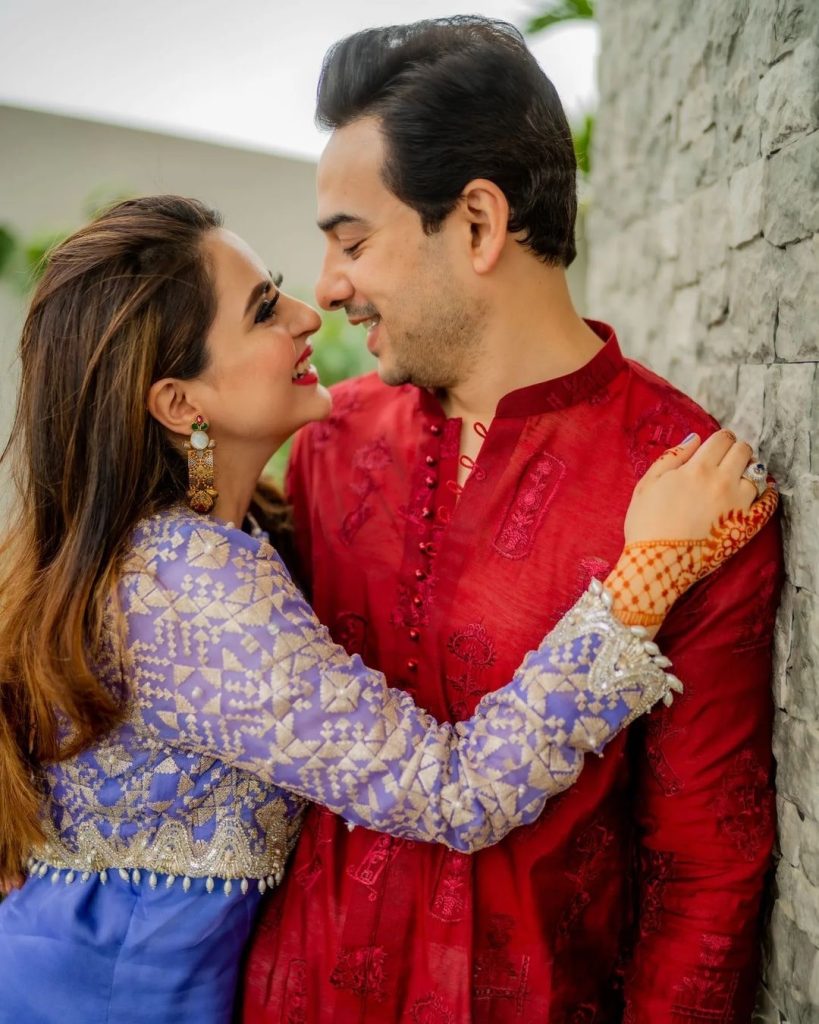 Fatima Effendi And Kanwar Arsalan Loved Up Pictures For Eid Day 1