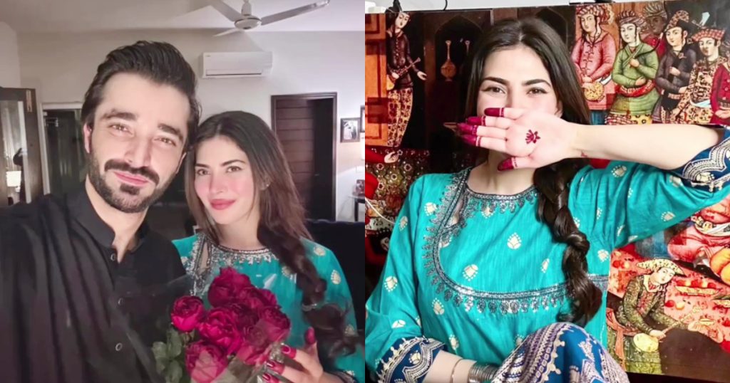 Naimal Khawar And Hamza Ali Abbasi Share Eid Moments