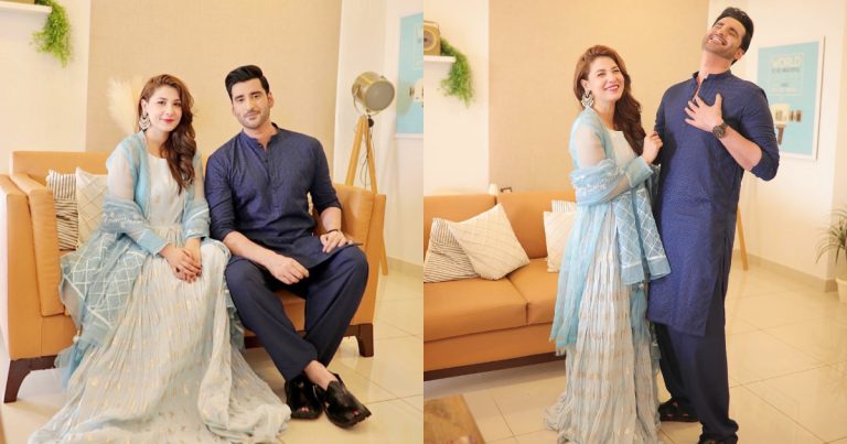 Hina Altaf And Agha Ali Are Couple Goals In Eid Day 1 Looks