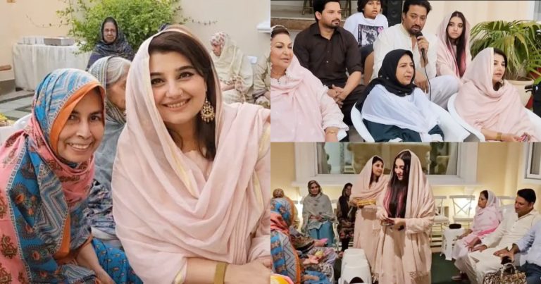 Javeria And Saud Host Ladies From Old Age Home For Iftar