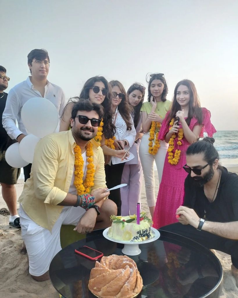 Maryam Nafees threw a beach birthday party for her husband