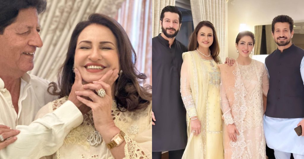 Saba Faisal Shares Beautiful Family Pictures From Eid