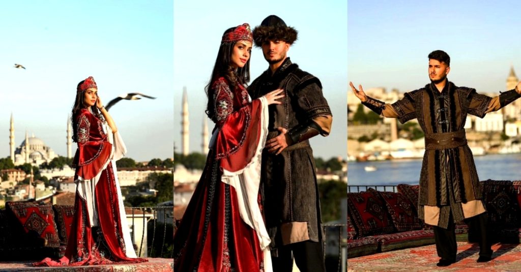 Shahveer Jaffery & Ayesha Beig's Ertugrul Inspired Photoshoot Gets Hilarious Comments