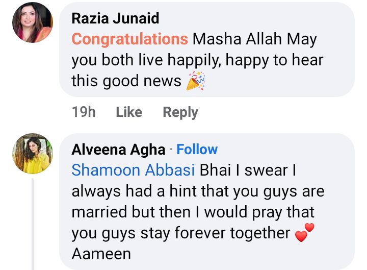 Shamoon Abbasi Reveals The Year He Married Sherry Shah